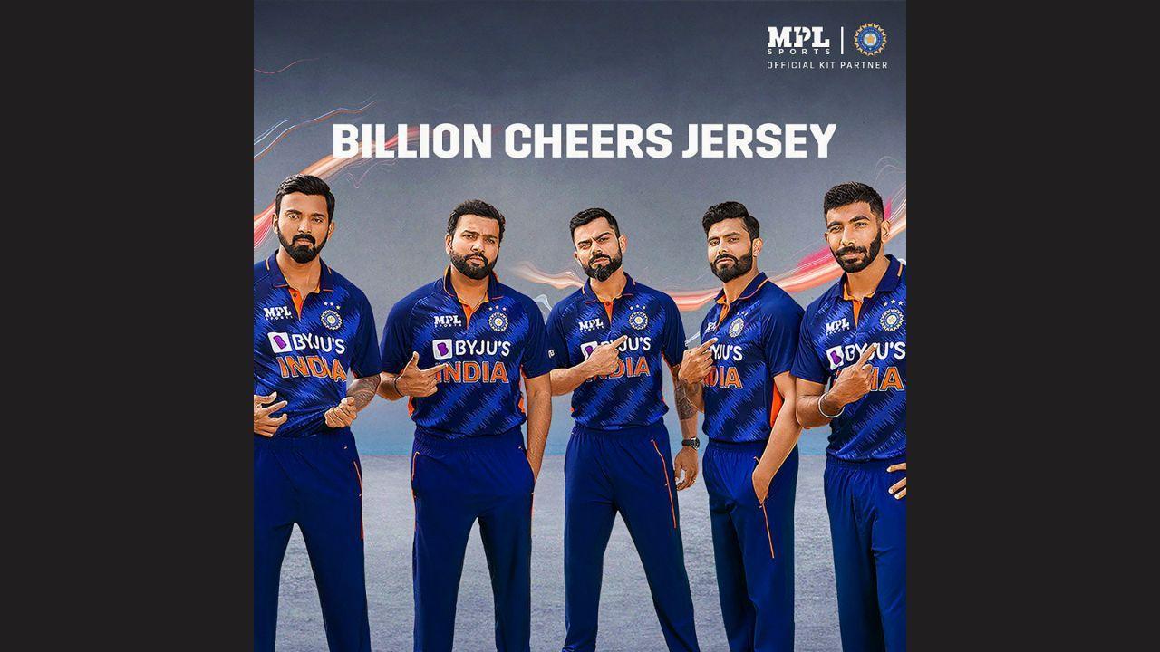Indian team's new jersey gets showcased at Burj Khalifa